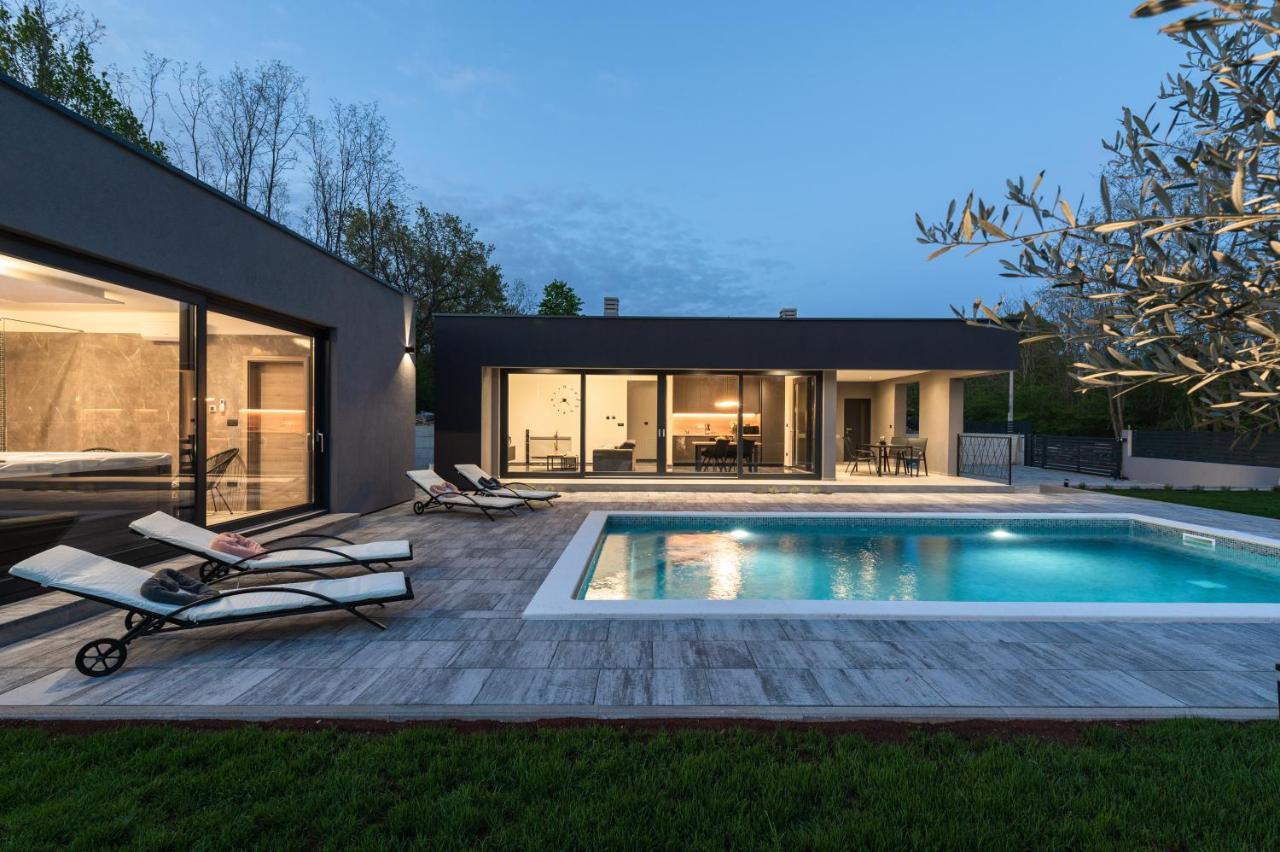 Green Luxury II With Heated Pool, Jacuzzi & Sauna Ruzici  Exterior photo